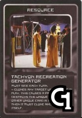 Tachyon Recreation Generator